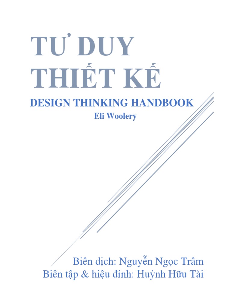 Tư Duy Thiết Kế: Design Thinking Handbook | PDF