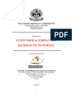 Customer Employee Satisfaction Survey