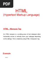 Unit2 L5 HTML Marquee