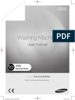 Washing Machine: User Manual