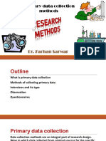 Primary Data Collection Methods