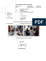 Laporan Hasil Kegiatan Harian: Berita Acara Kesepakatan Tindak Lanjut Terlampir