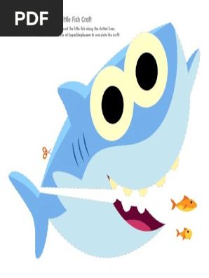 Baby Shark Opposites Craft