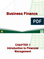 2 Organizational Chart and The Roles of The VP For Finance