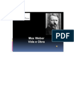 Max Weber - Cronologia