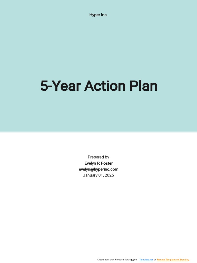 5-Year Strategic Action Plan Overview | PDF | Microeconomics ...