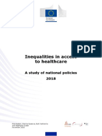 Inequalities in Access To Healthcare: A Study of National Policies 2018