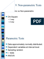 Chapter 9: Non-Parametric Tests