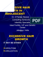 Excessive Hair Growth in Adolescent