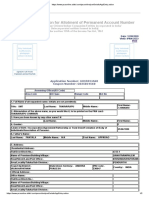 Application for Allotment of Permanent Account Number