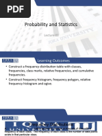 Probability and Statistics