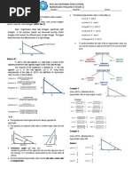 MELC 1: Illustrate The Six Trigonometric Ratios: Sine, Cosine, Tangent