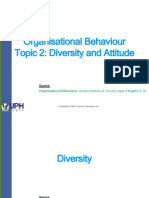 OB Topic2 Diversity and Attitude