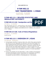 9 FAM 402.12 Intracompany Transferees - L Visas: 9 Fam 402.12-1 Related Statutory and Regulatory Authority