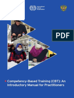 Competency-Based Training (CBT) : An Introductory Manual For Practitioners