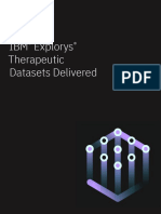 IBM Explorys Therapeutic Datasets Delivered