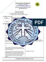 Santa Cruz Academy, Inc.: Semi-Detailed Lesson Plan in Mathematics 11 I. Objectives