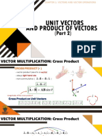 Physics 20 - Lesson 1.3 - UNIT VECTORS AND PRODUCT OF VECTORS (Part 2)