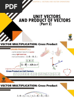 Physics 20 - Lesson 1.3 - UNIT VECTORS AND PRODUCT OF VECTORS (Part 2)