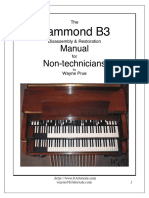 Hammond B3: Manual Non-Technicians