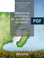 Livro Edufes Origens Da Pedagogia Da Alternancia No Brasil