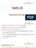 Hypothesis Testing