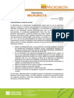 Ficha Técnica Microbiota - v01 - Organico