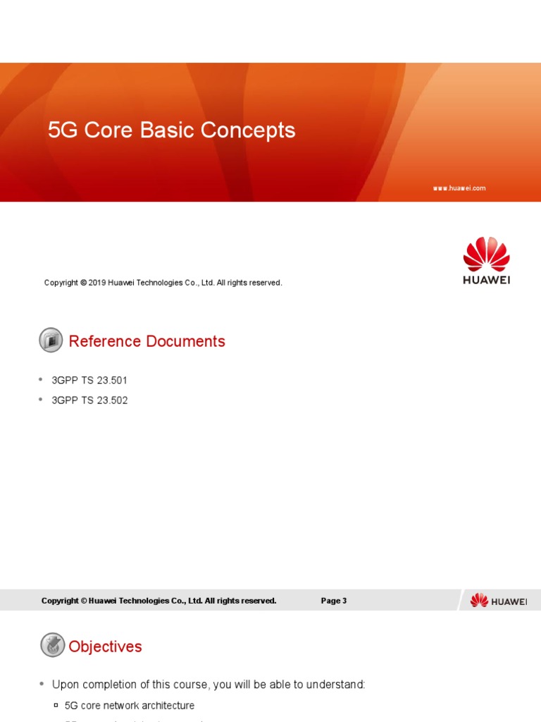 5G Core Basic Concepts ISSUE 3.0 | PDF | Internet Protocols | Computer ...