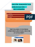 DIAGNOSTICO de Comunicación 1er Año