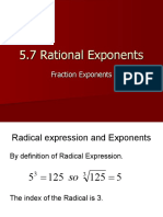 5.7 Rational Exponents Powerpoint