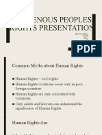 Indigenous Peoples' Rights Presentation