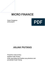 Microfinance - Minggu Ke 4