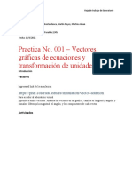 Biofísica MED-122 - Vectores, gráficas y transformación de unidades