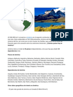 América: 35 países independientes y 25 dependencias