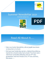 Summer Newsletter 2021