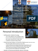 2017 10 19 Medicinal Cannabis Prof Grimison