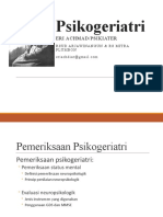 Geriatri Psikologi