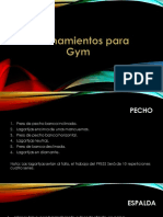 Entrenamiento Gym