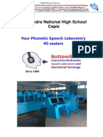 40 Seaters Phonetic Speech Laboratory