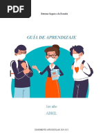 Guía de Aprendizaje 1er Año - Abril 2021
