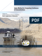 Sediment Acoustic Index Method For Computing Continuous Suspended-Sediment Concentrations