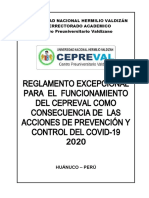 REGLAMENTO Funcionamiento CEPREVAL