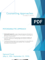 Counselling Approaches 1
