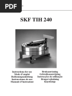 SKF TIH 240 Heater Instruction Manual