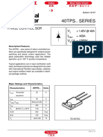 40Tps.. Series: Phase Control SCR V I V / V 1200V