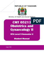 SM_CMT 05213 Obstetrics and Gynaecology II