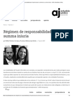 Régimen de Responsabilidad Por Fraude Bancario - Summum Ius, Summa Iniuria - DOE - Actualidad Jurídica