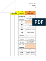 Jadwal Pelayanan Staf Bulan Juni 2020