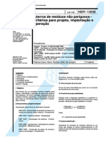 NBR 13896 de 06.1997 - Aterros de resíduos não perigosos - Critérios para projeto, implantação e operação.pdf