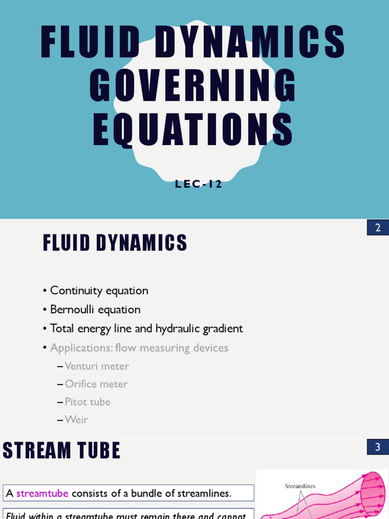 12 - Fluid Dynamics (CE and BE) | PDF | Fluid Dynamics | Soft Matter